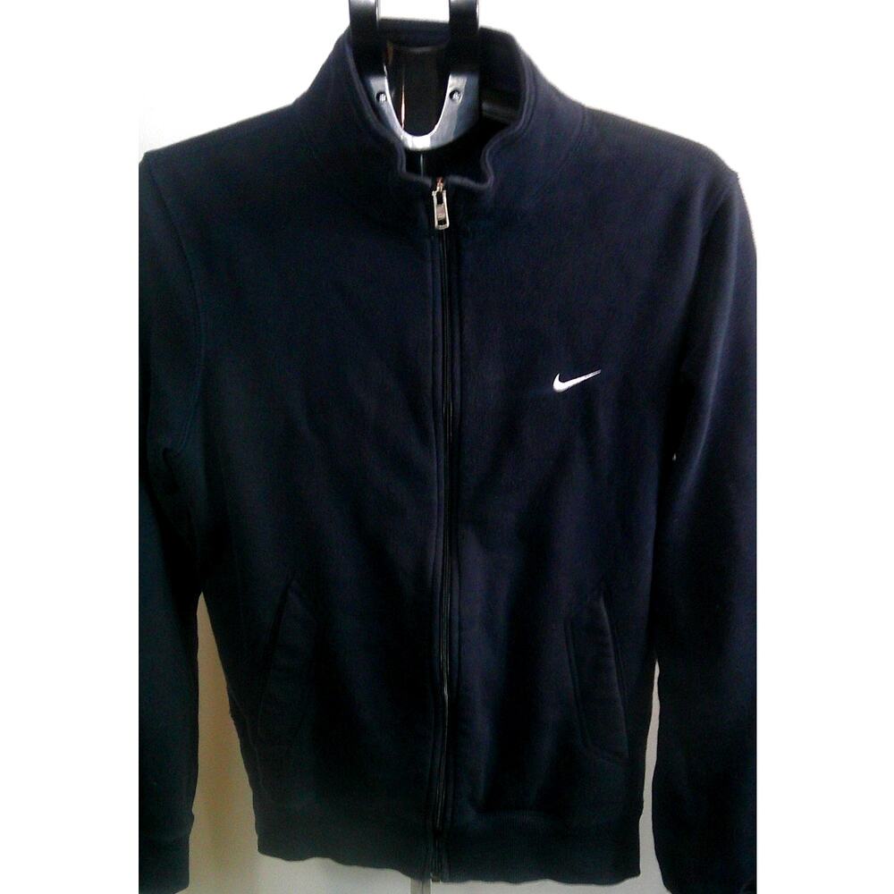 Nike Men’s Navy Zip-Up Sweatshirt – Size Small – Excellent Condition